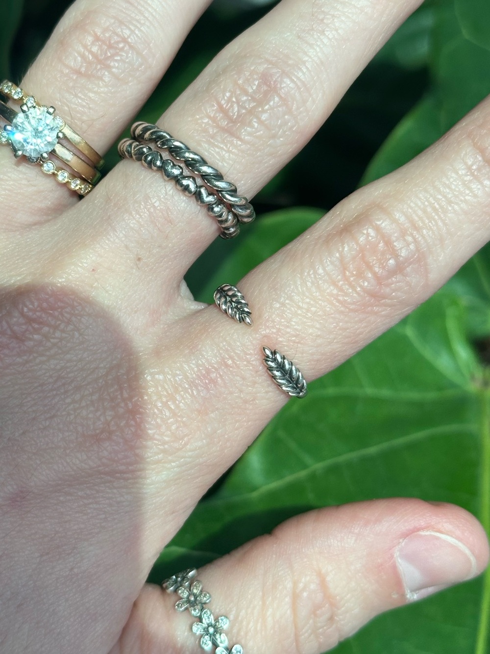Pandora “open grains “ring